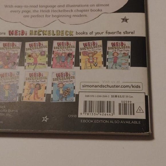 3/$13 Heidi Heckelbeck is so totally grounded book #24 children chapter … - Picture 7 of 8